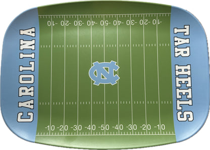 UNC Football Melamine Platter
