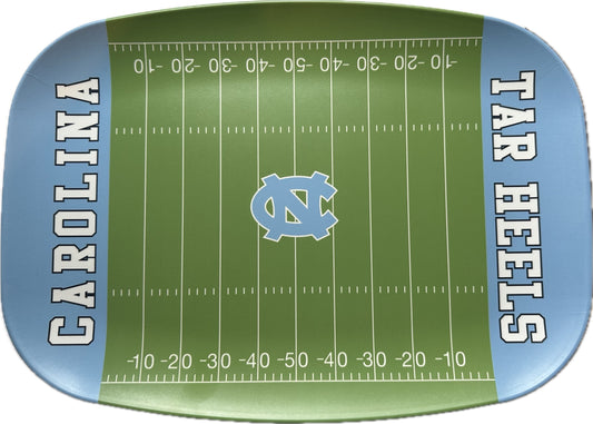 UNC Football Melamine Platter