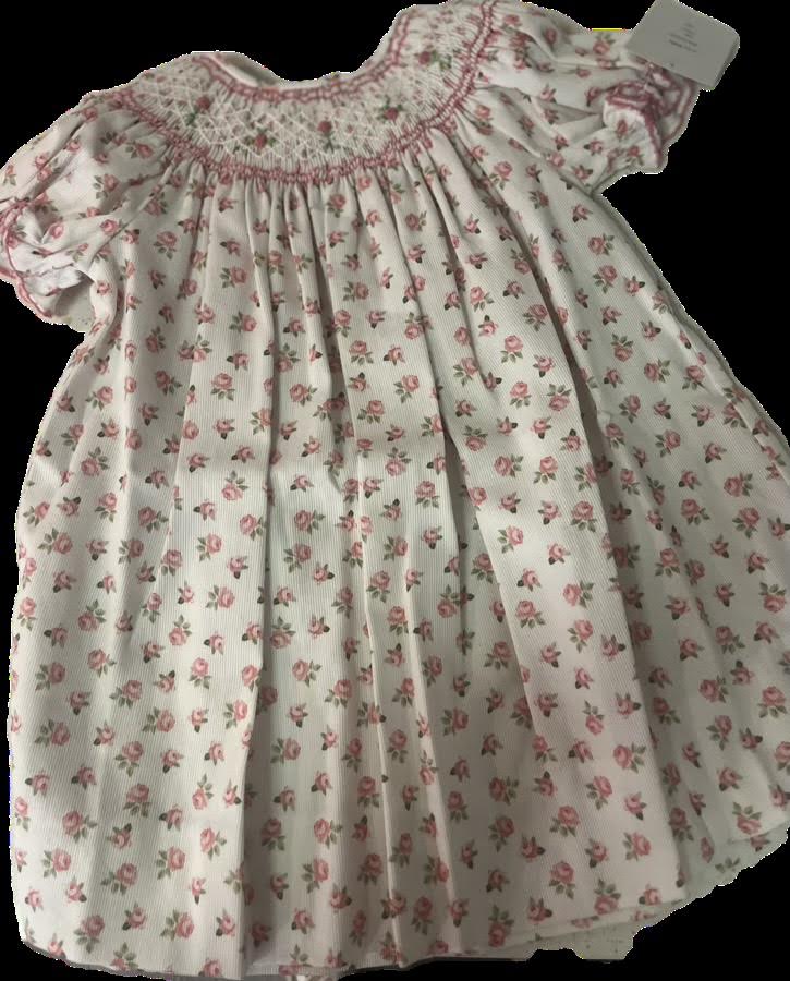 Emma Rose Smocked Bishop Dress