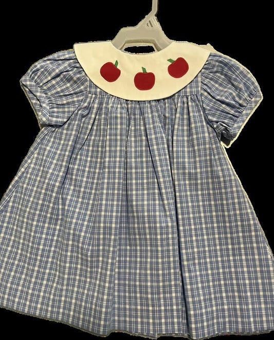 Apple Blue Check Float Dress