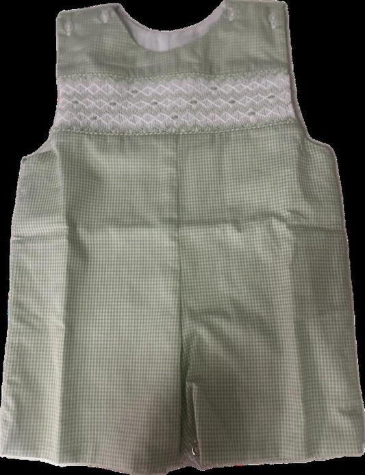 Pete Light Geo Green Smock Shortall