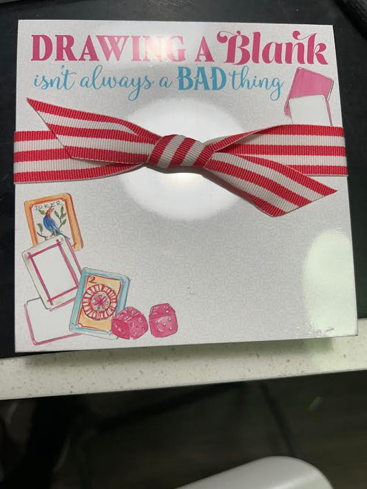 Drawing a Blank Isn't Always a Bad Thing Luxe Notepad