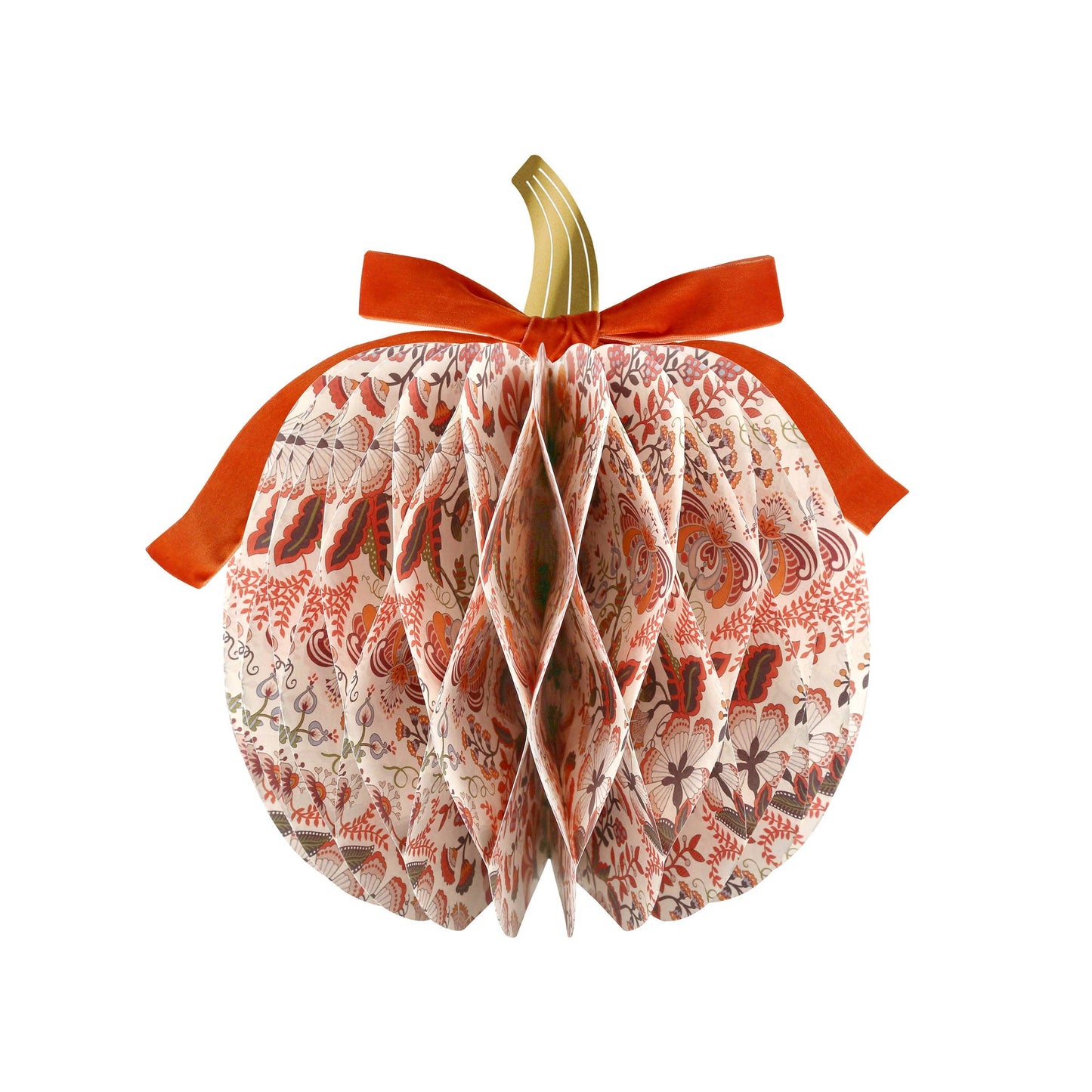 Meri Meri - Meri Meri x Liberty Paper Honeycomb Pumpkins