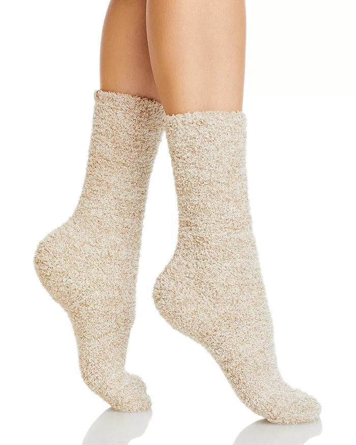 CozyChic Heathered Socks - Stone White