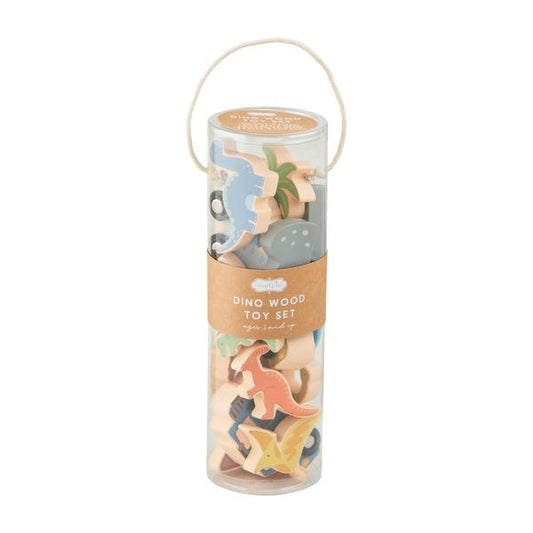 Wood Dino Toy Set