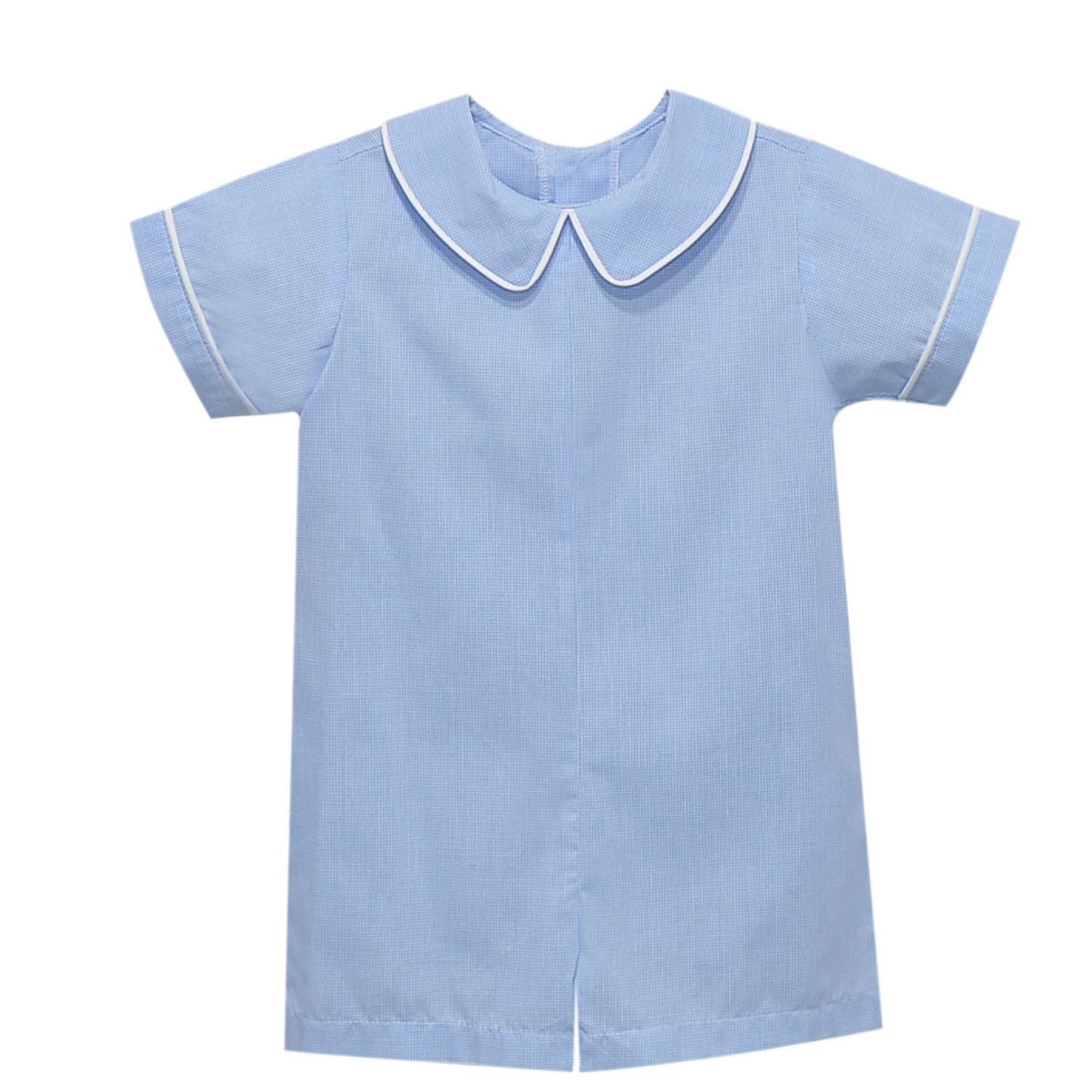 Williams Romper-Blue Gingham