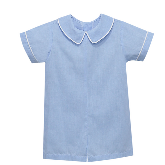 Williams Romper-Blue Gingham