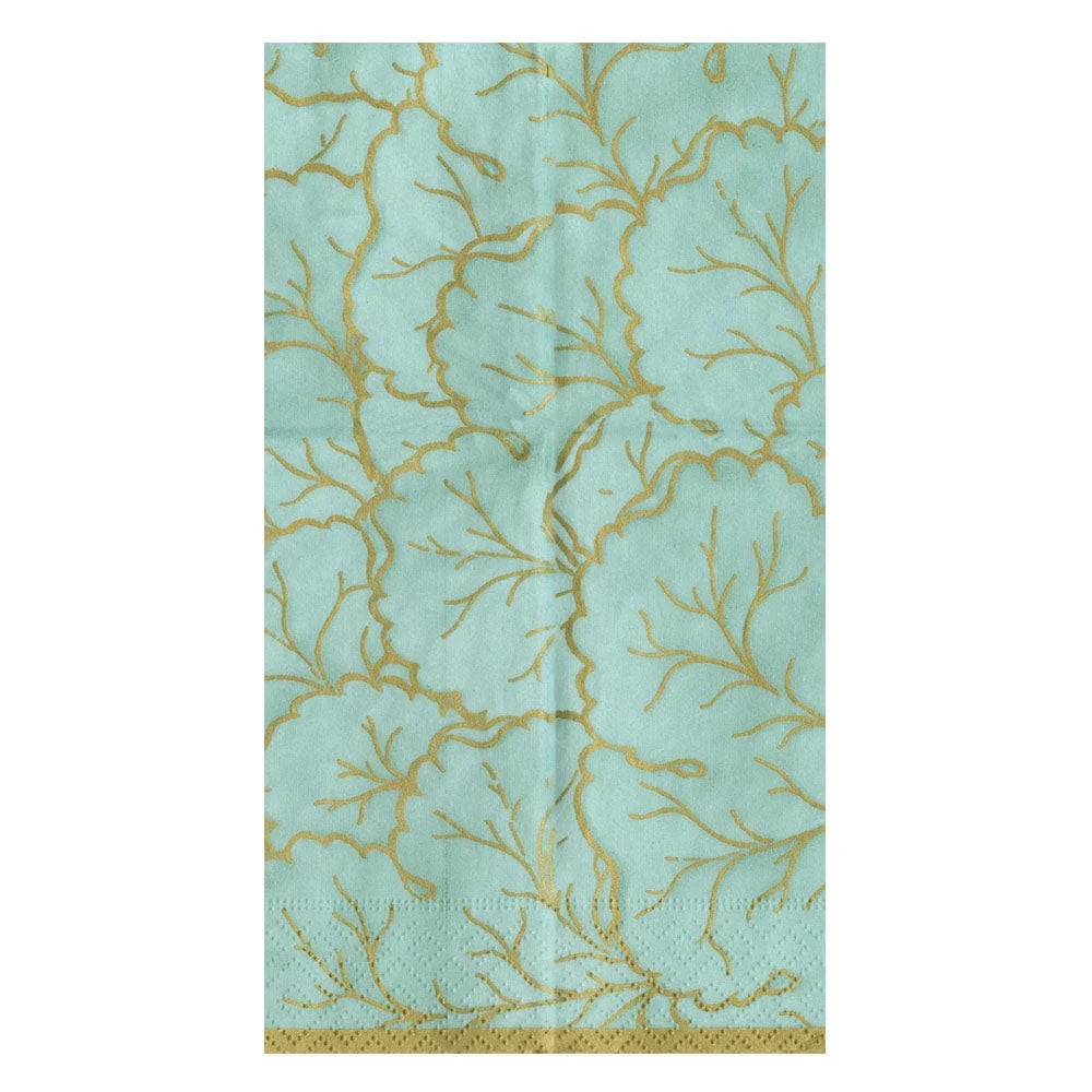 Gilded Majolica Saltwater Napkins