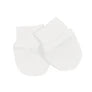 White Scratch Mittens