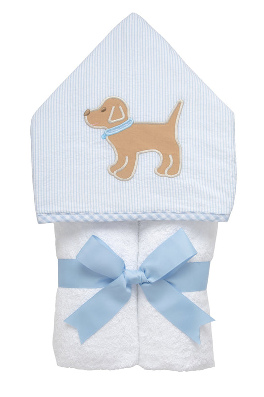 Puppy Everykid Towel, Blue