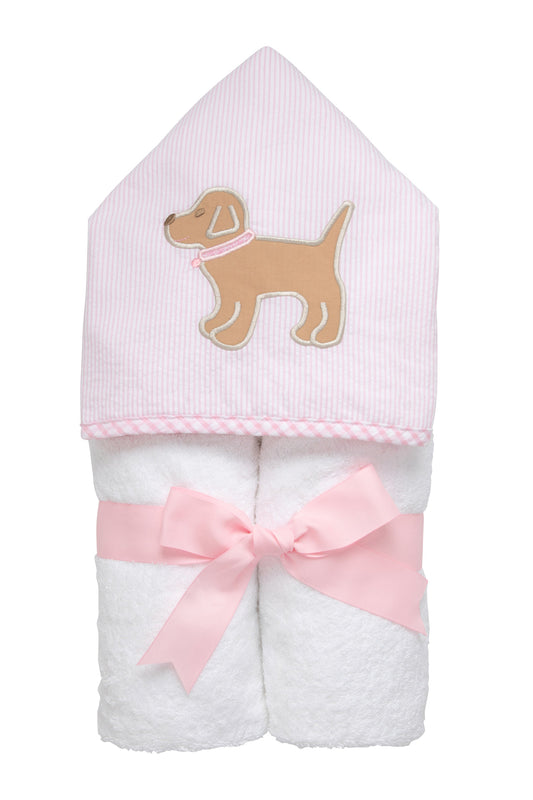 Puppy Everykid Towel, Pink
