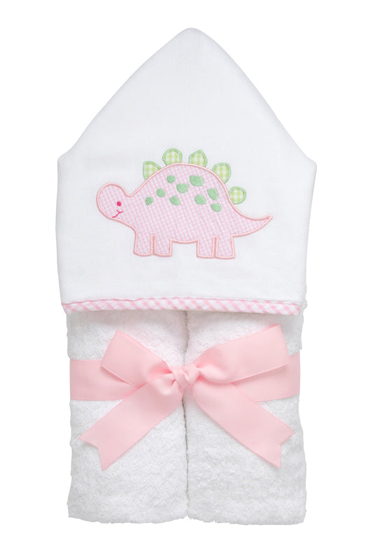 Dino Everykid Towel, Pink
