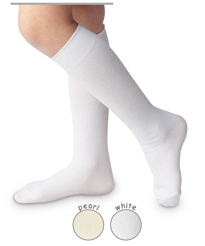 White Nylon Knee Socks