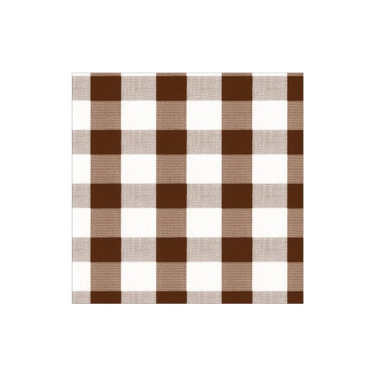 Gingham Chocolate Napkin