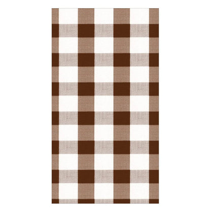 Gingham Chocolate Napkin