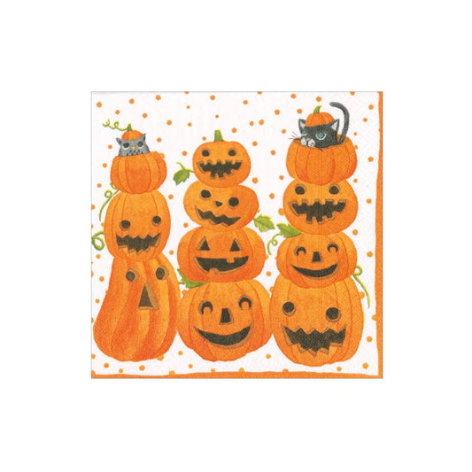 Jack O'Lanterns Cocktail Napkin
