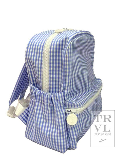 Mini Backer - Gingham Sky