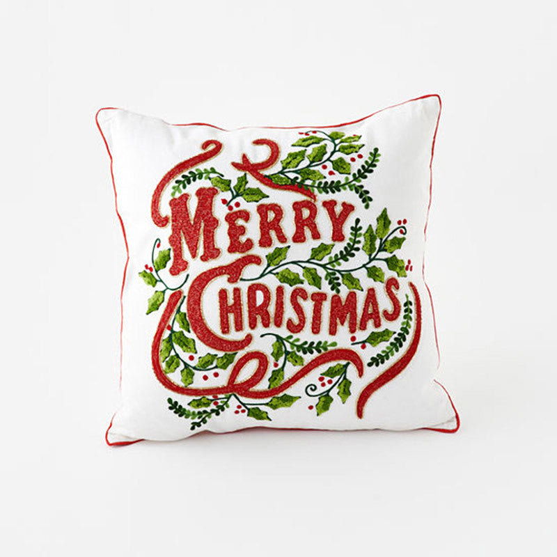 Merry Christmas Pillow, 18"x18"