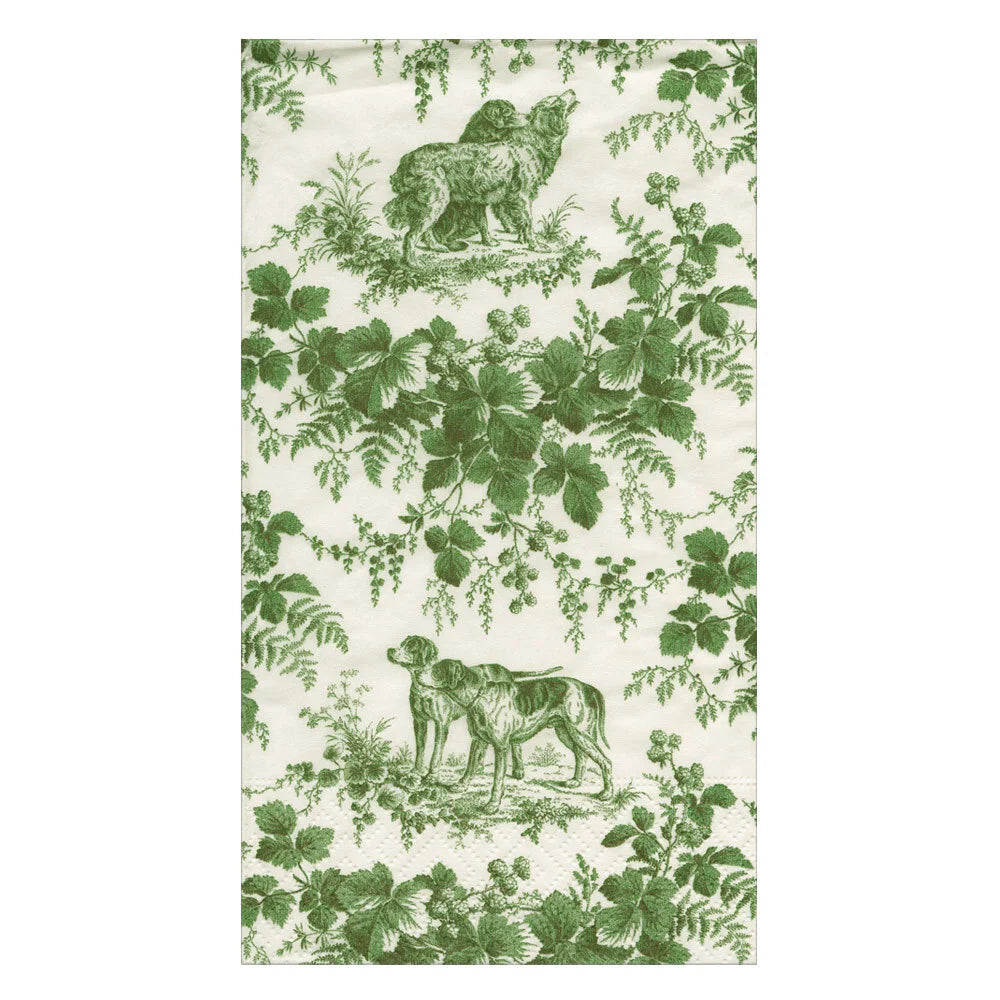 Hunting Toile Evergreen Napkins