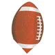 Football--Die-Cut - Napkin Airlaid Luncheon D-Cut 15 in