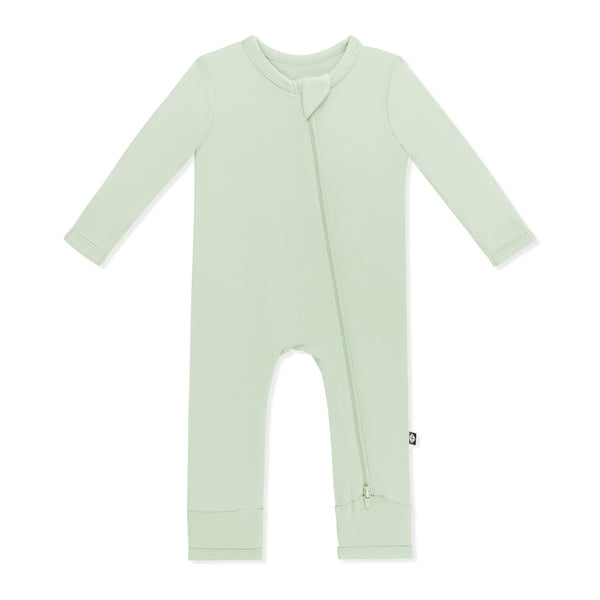 Zippered Romper in Basil
