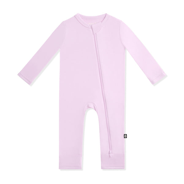 Zippered Romper in Thistle