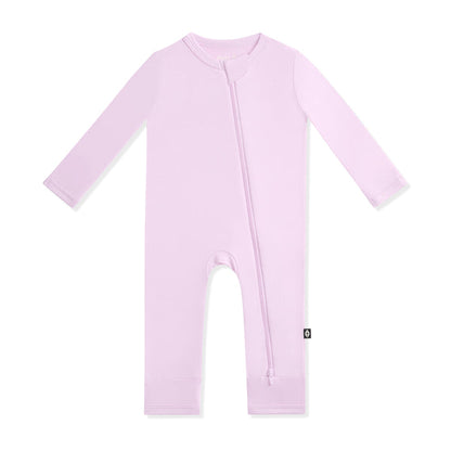 Zippered Romper in Thistle