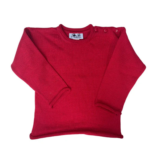 Rollneck Sweater Red