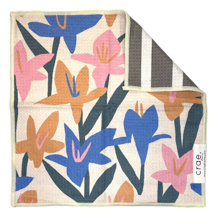 Morning Dew: Reversible Washcloth