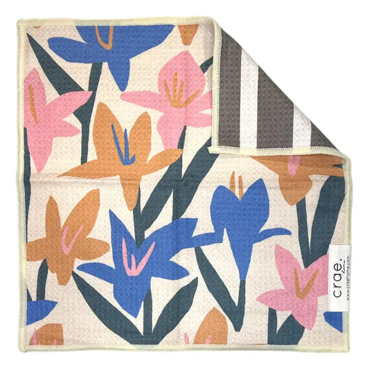 Morning Dew: Reversible Washcloth