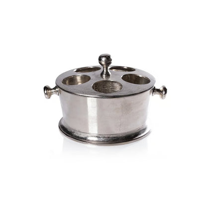Raw Aluminum Five Wine Bottle Holder