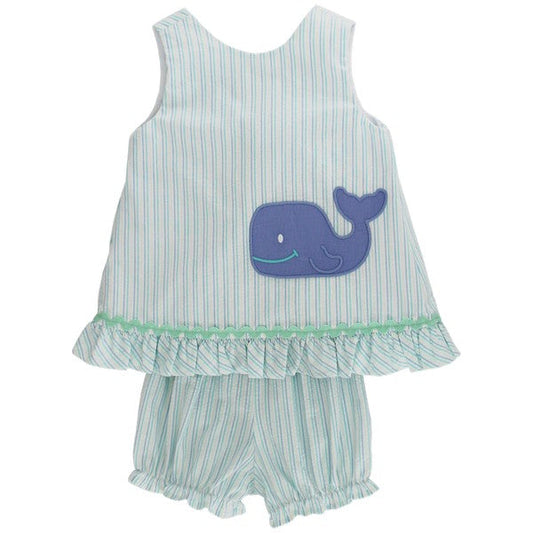 Wally Whale Angel Dress Tie w/ Bloomer