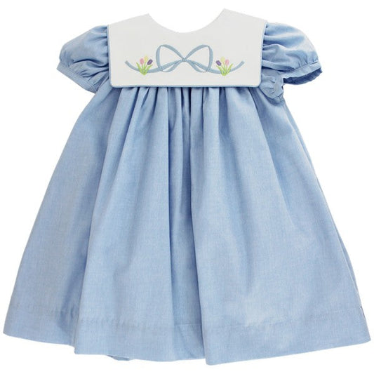 Chambray Bow Float Dress