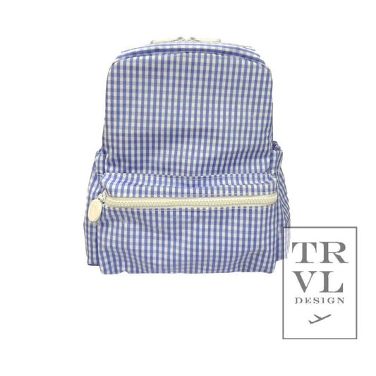 Mini Backer - Gingham Sky