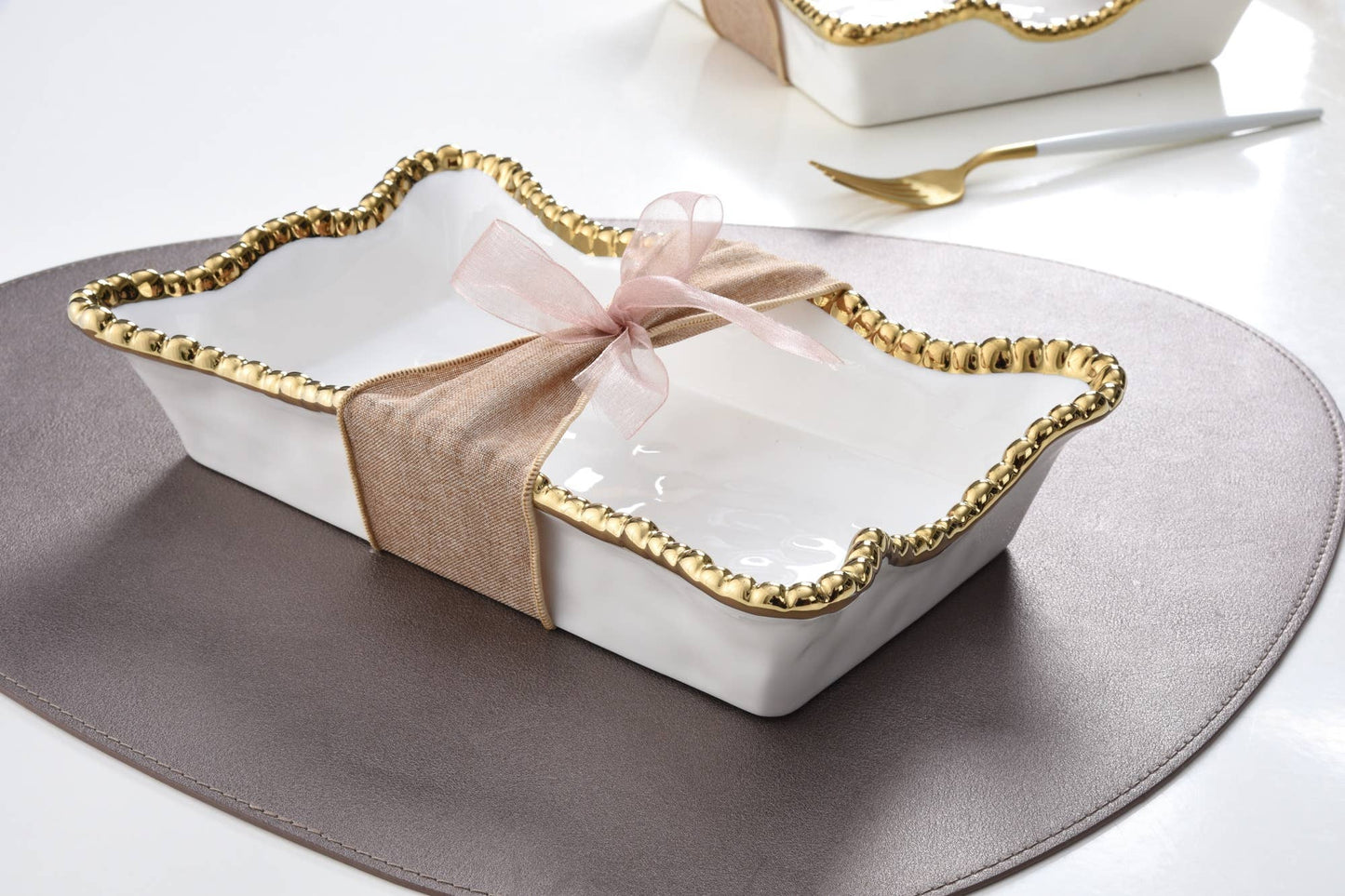 Salerno Gold Dinner Napkin/Guest Towel Holder