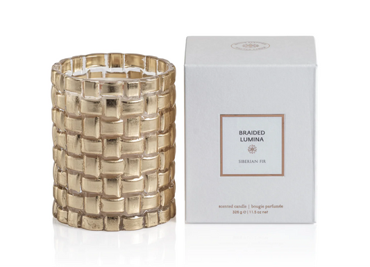 Siberian Fir Braided Lumina Candle