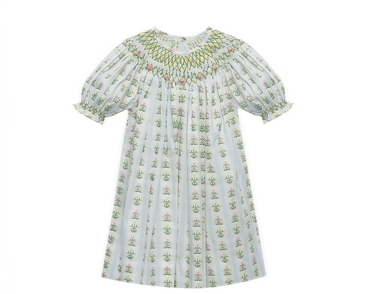 Savannah Bishop Dress-Garden Whispers
