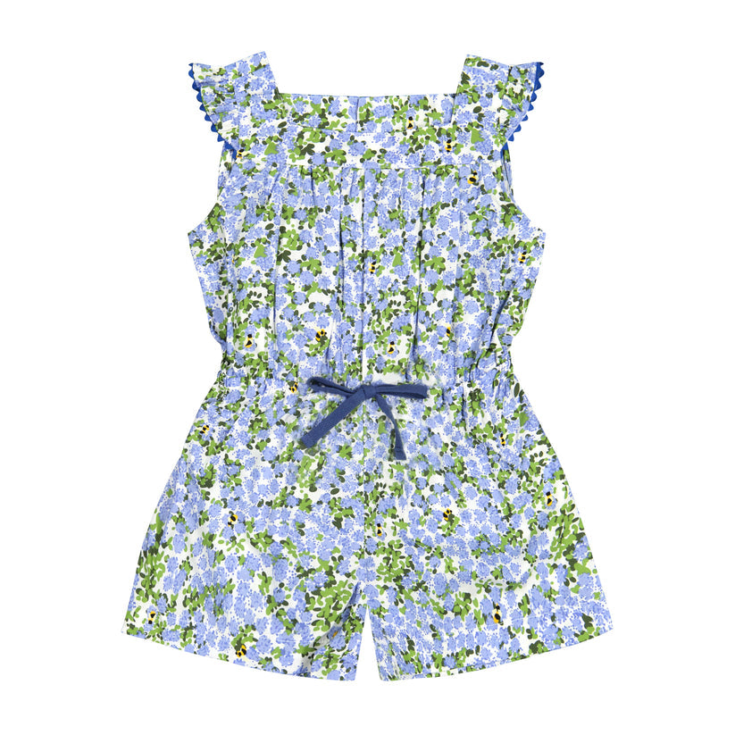 Gwynnie Blue Hydrangea Romper