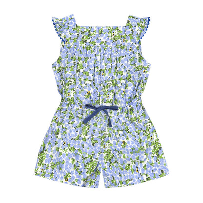 Gwynnie Blue Hydrangea Romper
