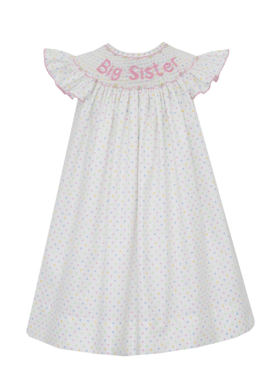 Big Sister Multi Dot Bishop Dress