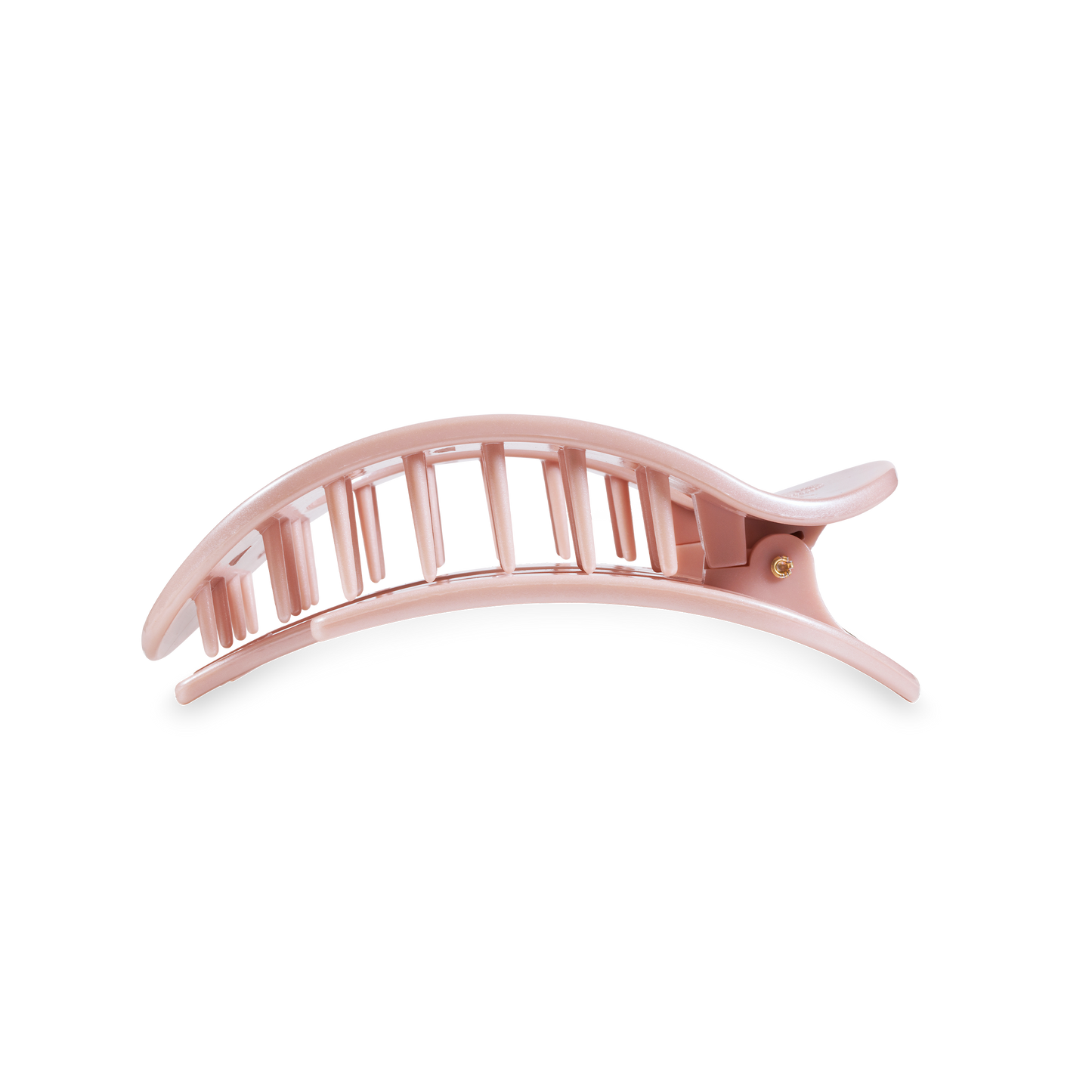 Round Flat Hair Clip | Medium | Pearly Pink