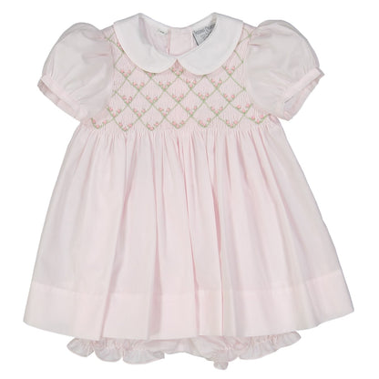 Rosebud Diamond Smocked Dress