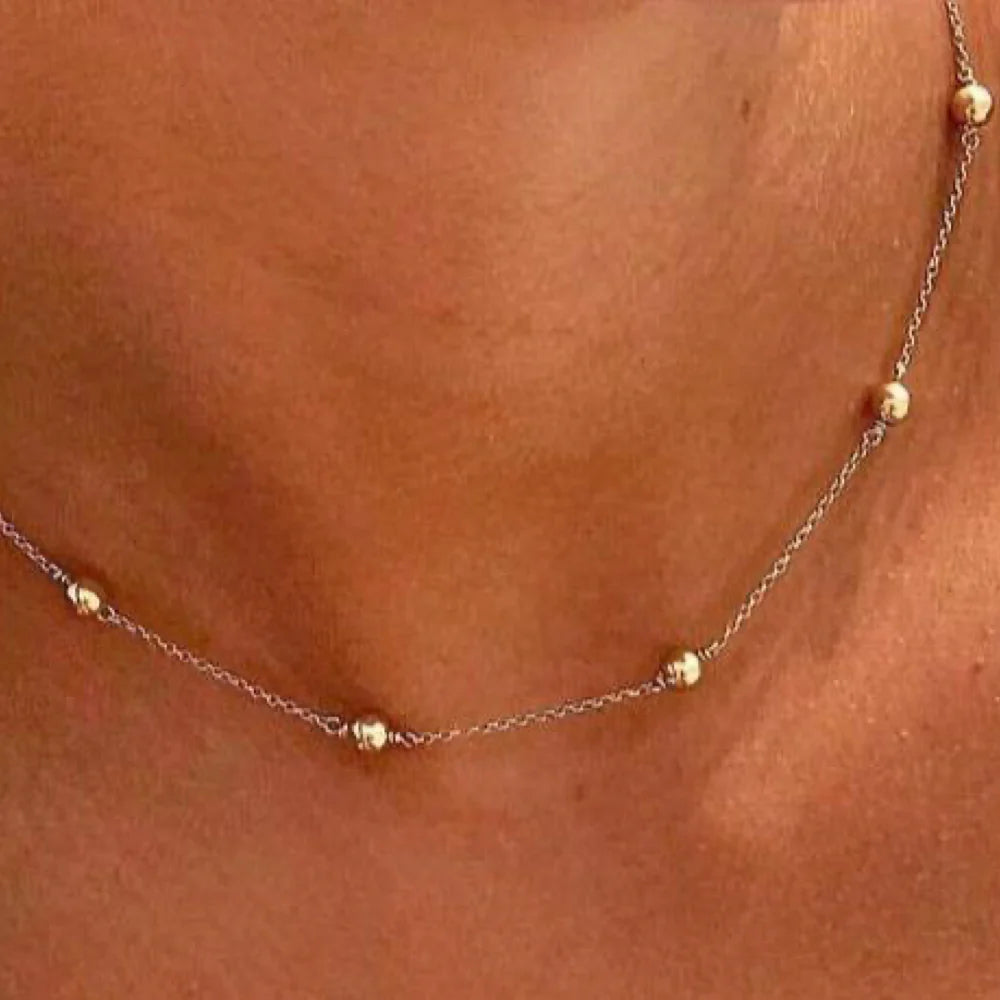 15" Choker Simplicity Chain 5mm Gold