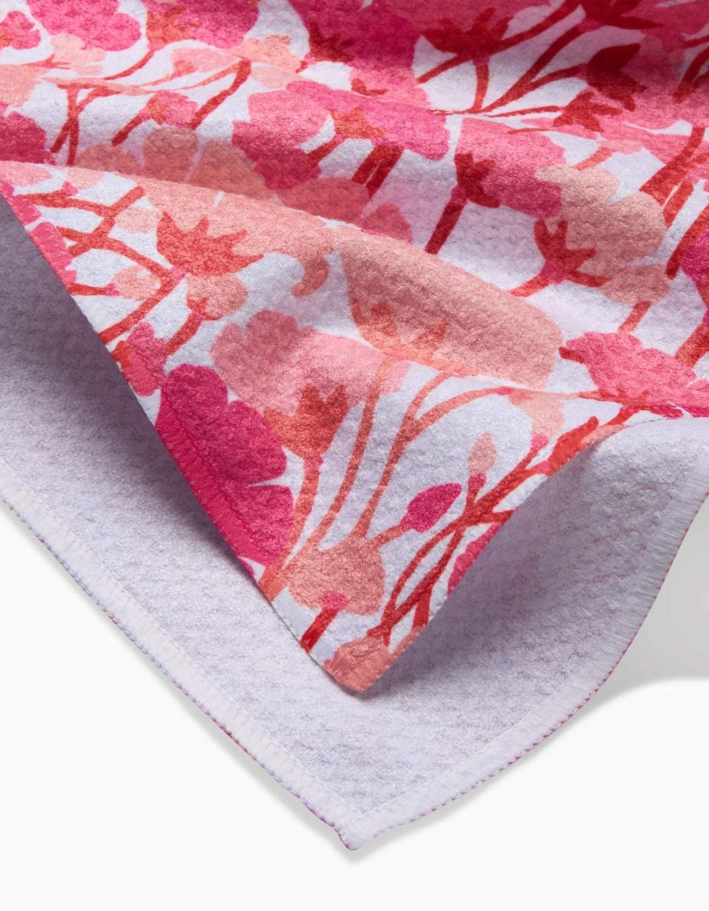 Pink Florals Tea Towel