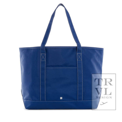 Maxi Tote - Coated Canvas Large Blue Bell
