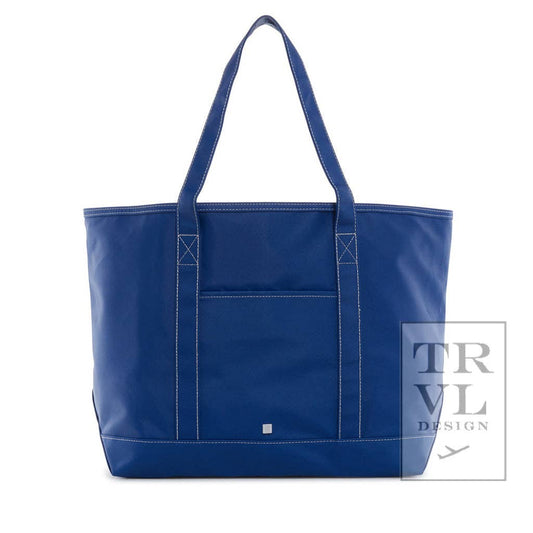 Maxi Tote - Coated Canvas Large Blue Bell