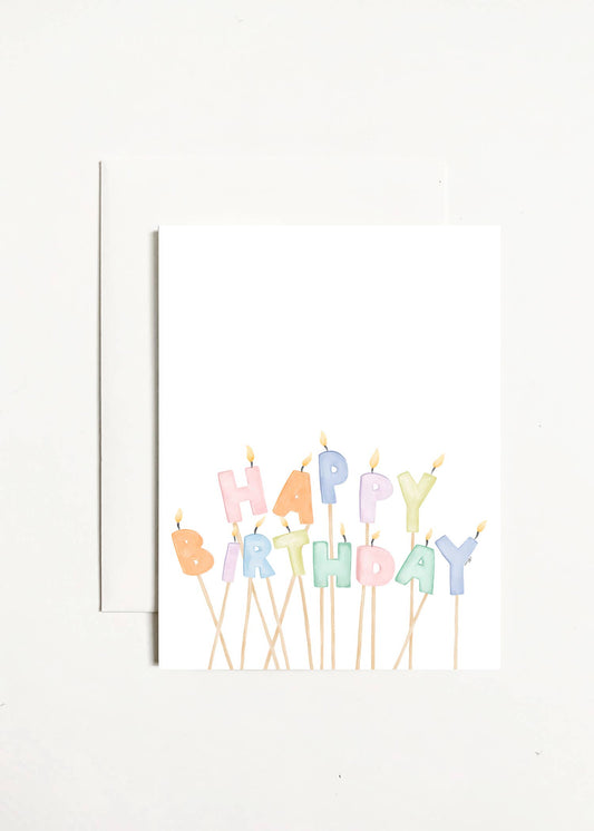 Happy Birthday - Candles