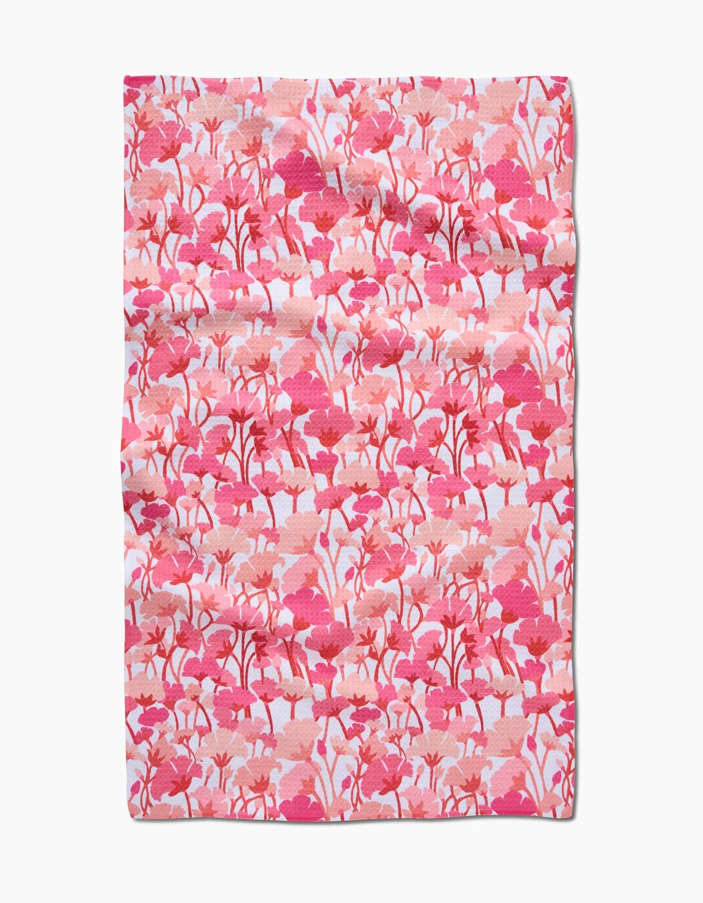 Pink Florals Tea Towel