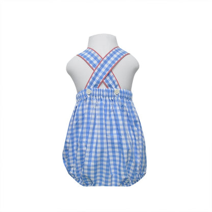Blue Bella Boy Sunsuit - Red White & Blue