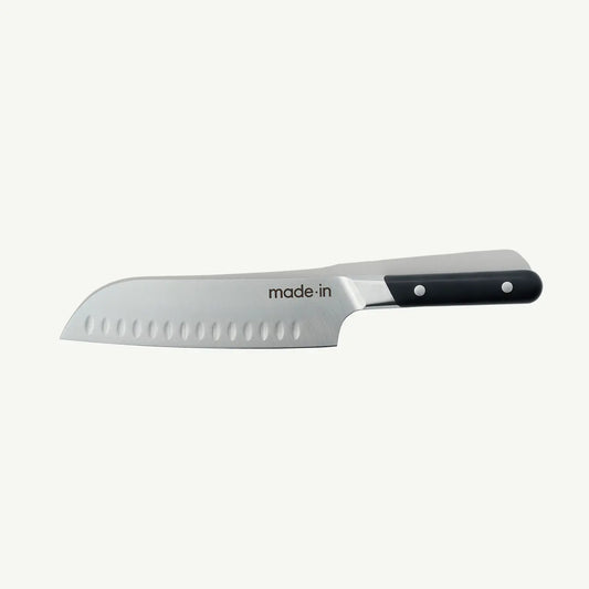 7" Santoku Knife - Truffle Black